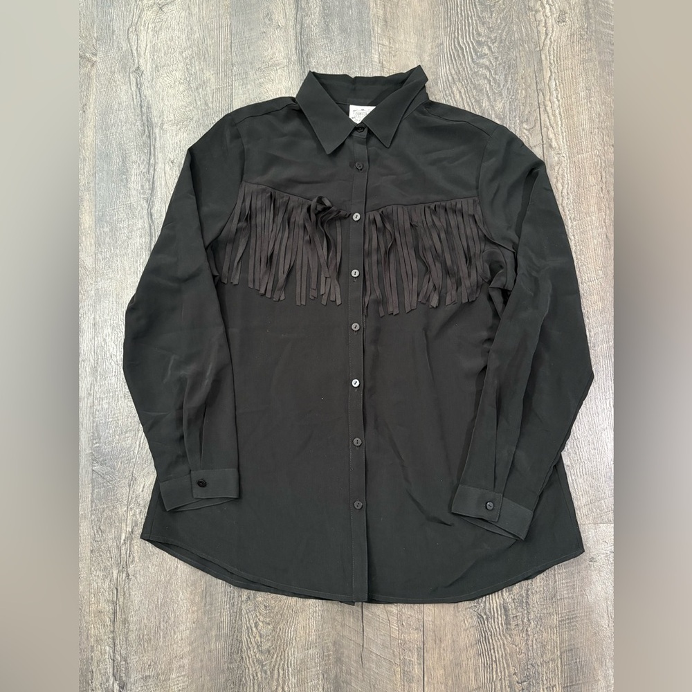 COWGIRL JUSTICE Fringe Women’s Button Down Shirt